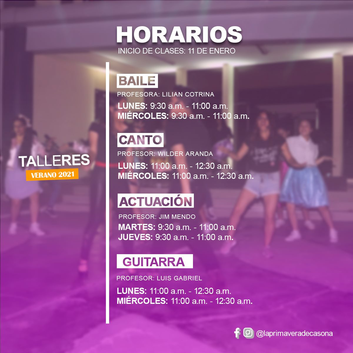 Talleres 2021 verano